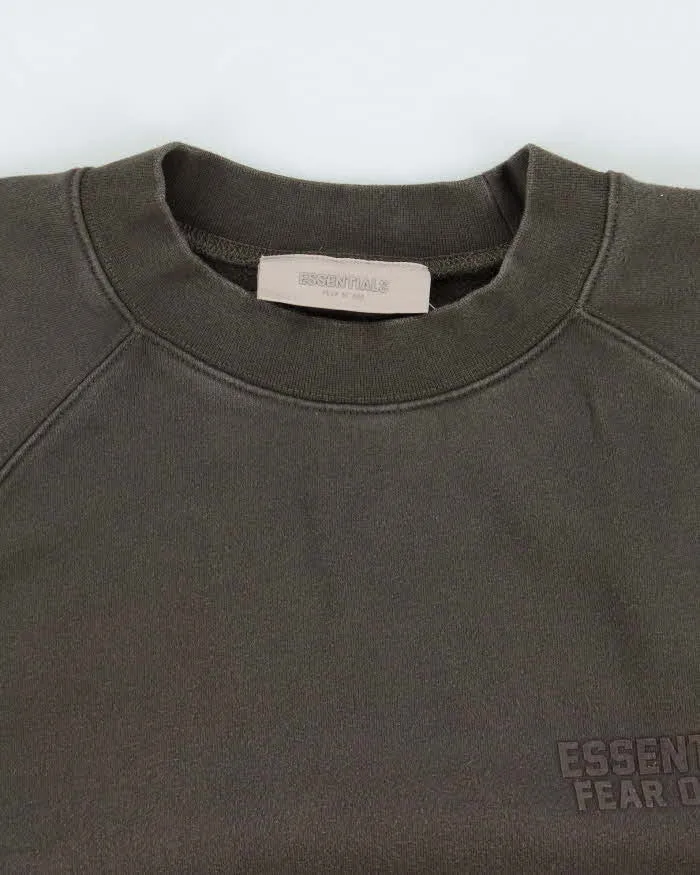 Essentials Fear Of God Khaki Oversized Crewneck Sweatshirt - XL sold by Rokit product image thumbnail 3