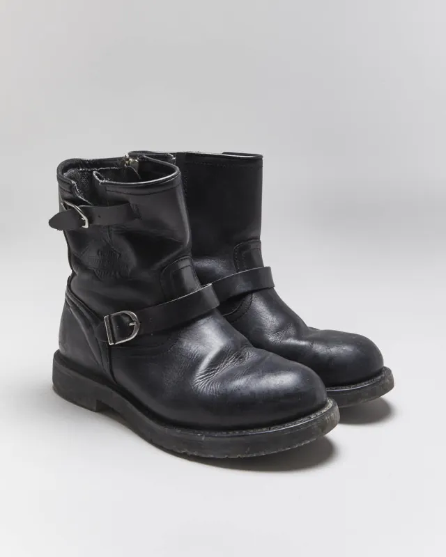 Vintage Harley Davidson Biker Boots - UK8.5 sold by Rokit