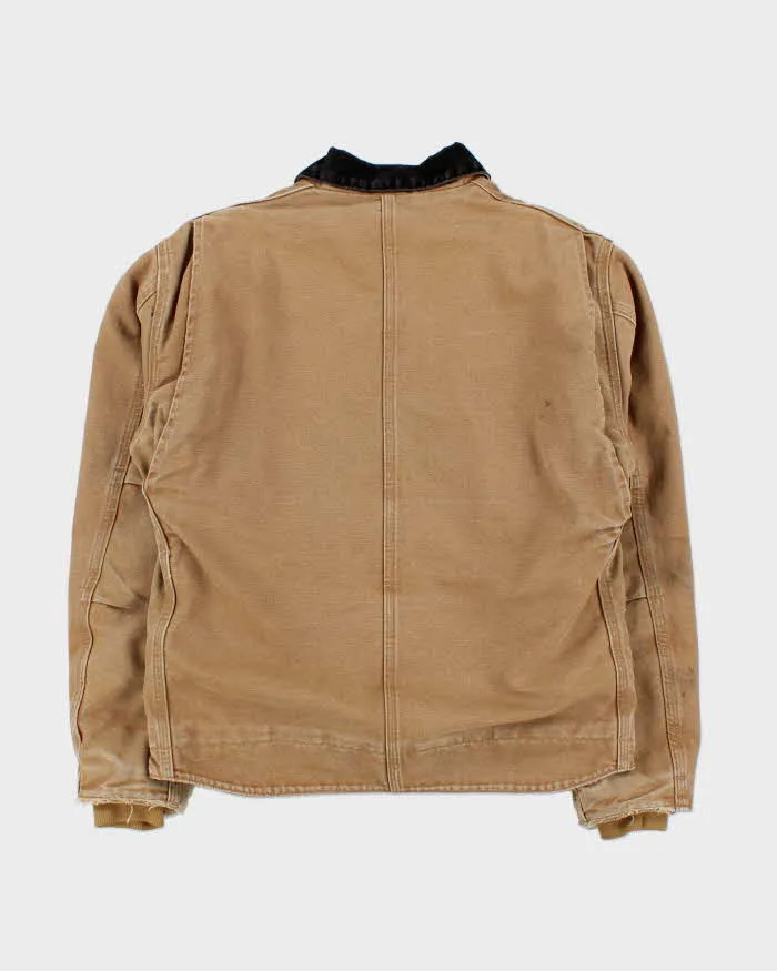 Vintage 00s Carhartt J164 Brown Sherpa Lined Oversized Workwear Jacket - S sold by Rokit product image thumbnail 2