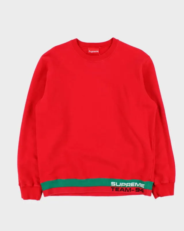 SS19 Supreme Team 94 Heavyweight Crewneck Sweatshirt - M sold by Rokit