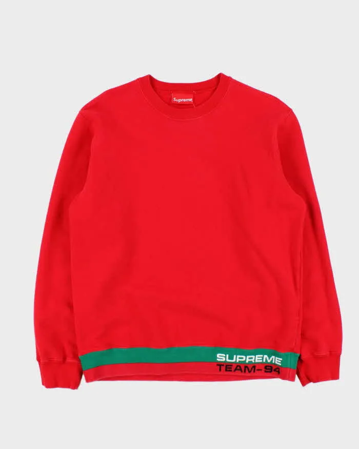 SS19 Supreme Team 94 Heavyweight Crewneck Sweatshirt - M sold by Rokit