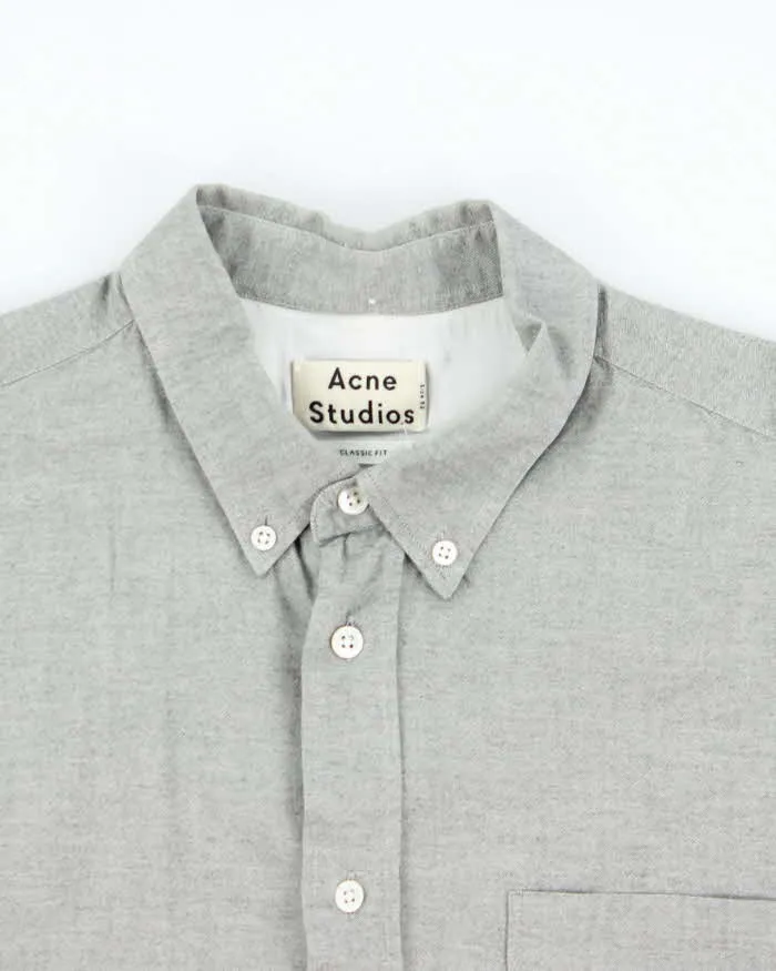 Acne Studios Isherwood Grey Long Sleeve Button Down Shirt - XL sold by Rokit product image thumbnail 3