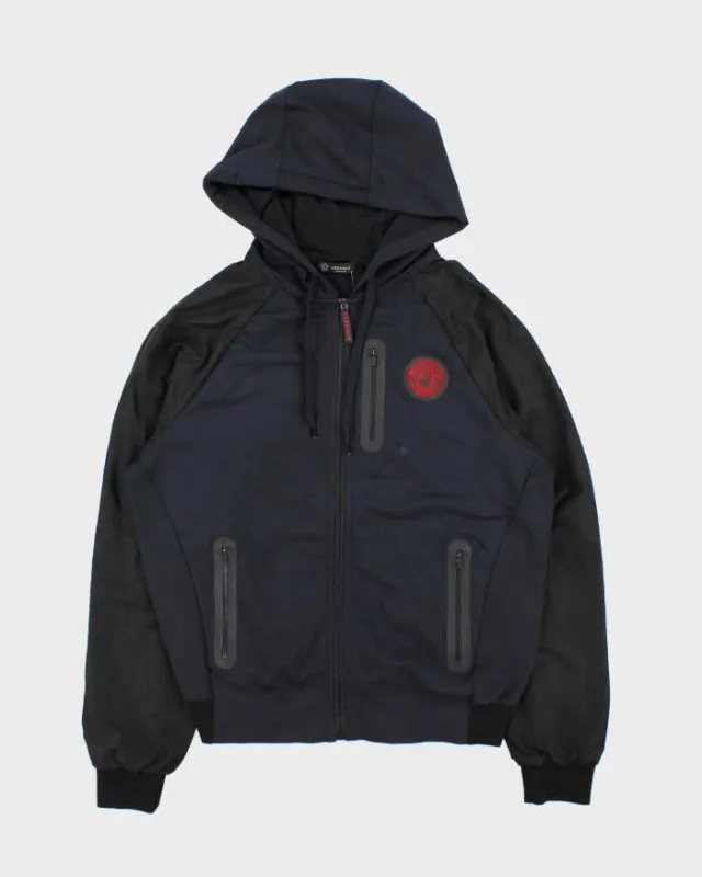 Vintage Versace Sport Two-Tone Zip Up Hoodie - L sold by Rokit