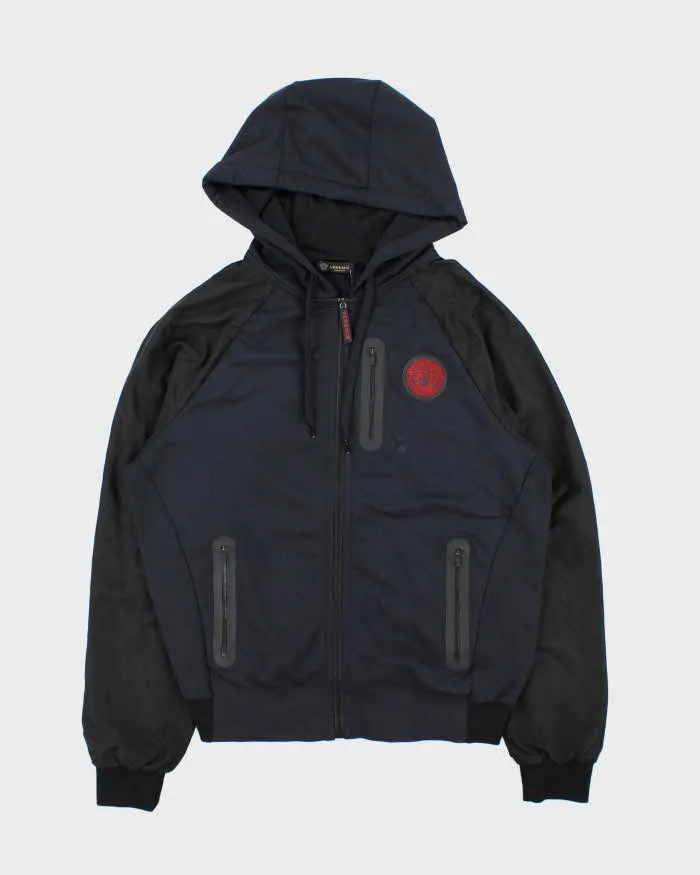 Vintage Versace Sport Two-Tone Zip Up Hoodie - L sold by Rokit