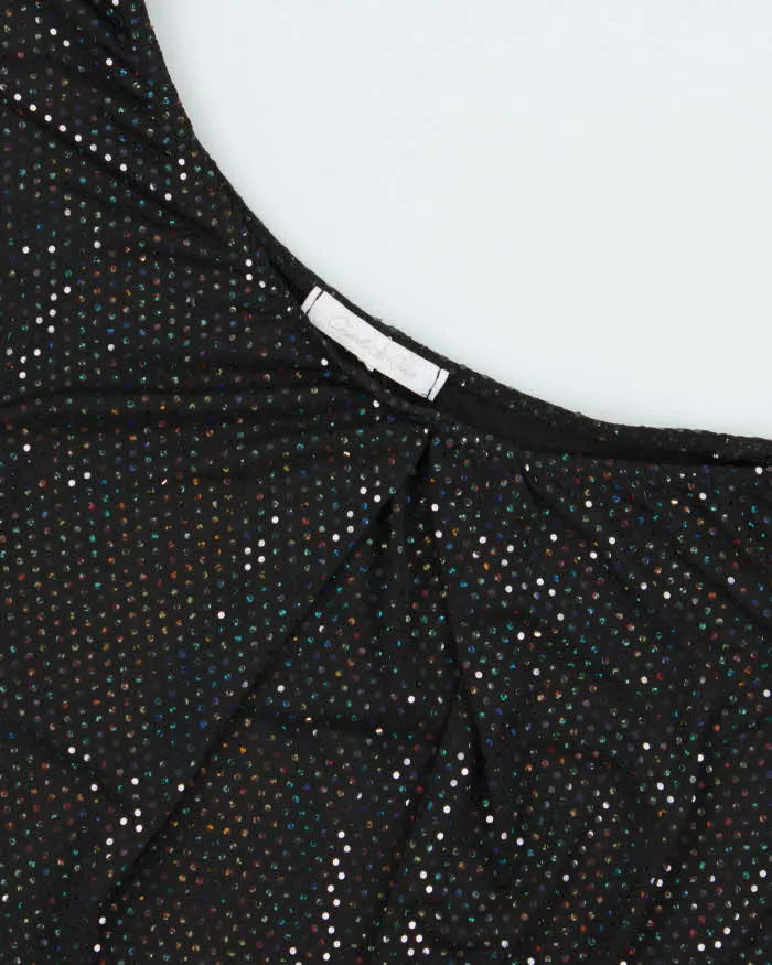 Vintage Y2k 00s Charlotte Russe One Shoulder Sequin Top - S sold by Rokit product image thumbnail 3