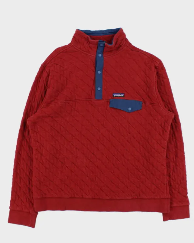 Patagonia Synchilla Snap-T Quilted Pullover Sweatshirt - XL sold by Rokit