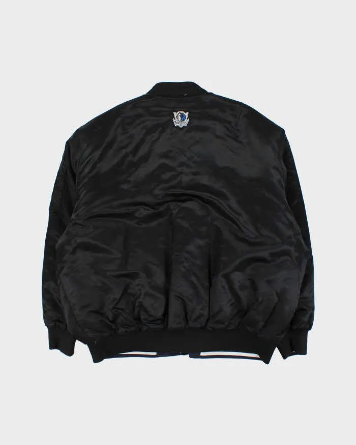 Vintage 00s Reebok Mavericks NBA Reversible Bomber Jacket - XXL sold by Rokit product image thumbnail 2