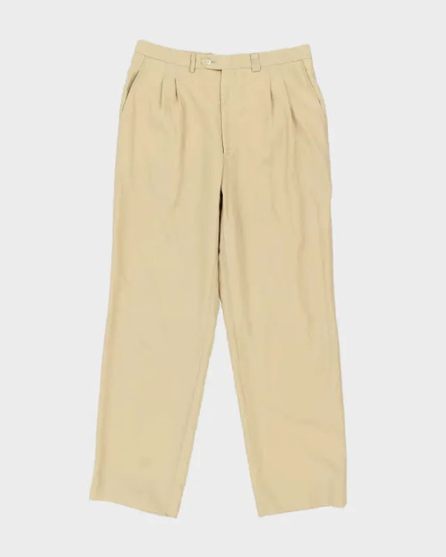 Vintage 1990s Givenchy Gentleman Wide Straight Fit Trousers - W34 L32 sold by Rokit