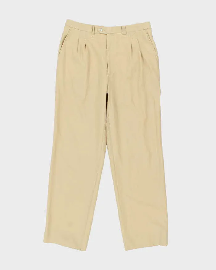 Vintage 1990s Givenchy Gentleman Wide Straight Fit Trousers - W34 L32 sold by Rokit