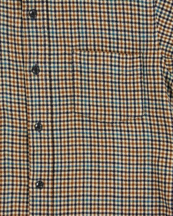 Vintage 1960s Pendleton Check Wool Long Sleeve Flannel Shirt - M sold by Rokit product image thumbnail 4