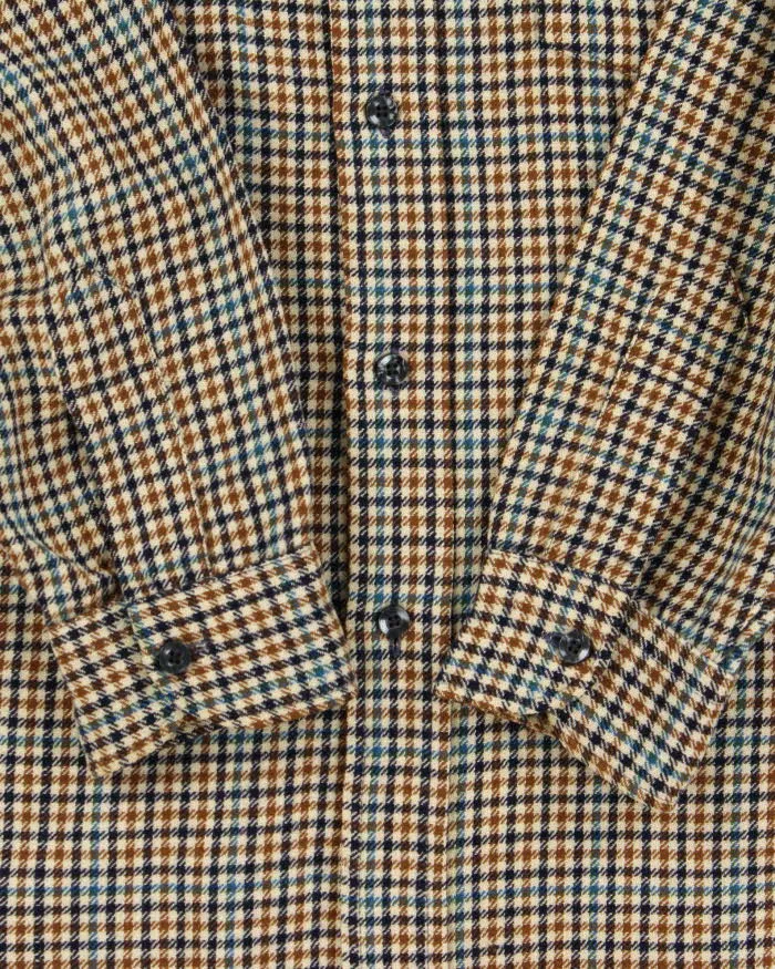Vintage 1960s Pendleton Check Wool Long Sleeve Flannel Shirt - M sold by Rokit product image thumbnail 5