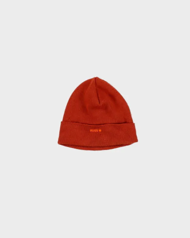 Vintage 00s Hugo Boss Nome Beanie - One Size sold by Rokit