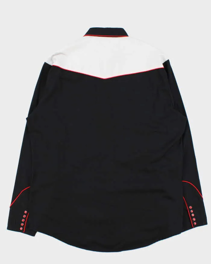 Vintage Y2K 00s Roper Black Embroidered Snap Button Western Long Sleeve Shirt - XL sold by Rokit product image thumbnail 2