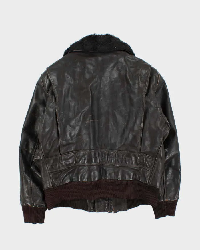 Vintage 1960s Brimaco Horsehide G-1 Leather Flight Jacket - L sold by Rokit product image thumbnail 2