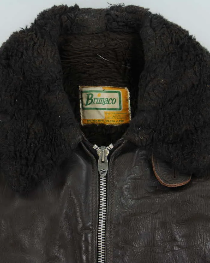 Vintage 1960s Brimaco Horsehide G-1 Leather Flight Jacket - L sold by Rokit product image thumbnail 3