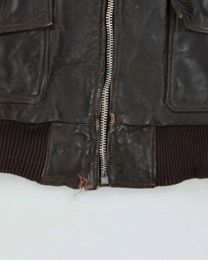 Vintage 1960s Brimaco Horsehide G-1 Leather Flight Jacket - L sold by Rokit product image thumbnail 4