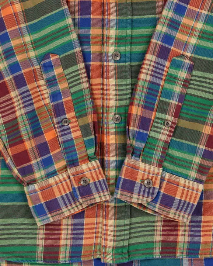 Vintage 1990s Polo Ralph Lauren Check Classic Fit Long Sleeve Shirt - L sold by Rokit product image thumbnail 5