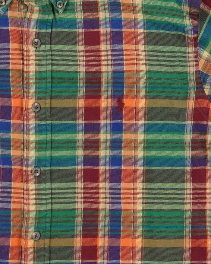 Vintage 1990s Polo Ralph Lauren Check Classic Fit Long Sleeve Shirt - L sold by Rokit product image thumbnail 4