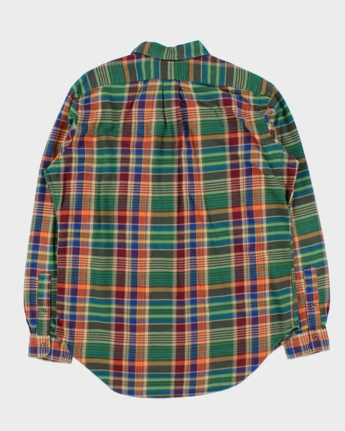 Vintage 1990s Polo Ralph Lauren Check Classic Fit Long Sleeve Shirt - L sold by Rokit product image thumbnail 2