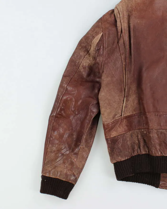 Vintage 1970s Diamonds Leather Air & Navy GW1 Leather Flight Jacket - XL sold by Rokit product image thumbnail 5