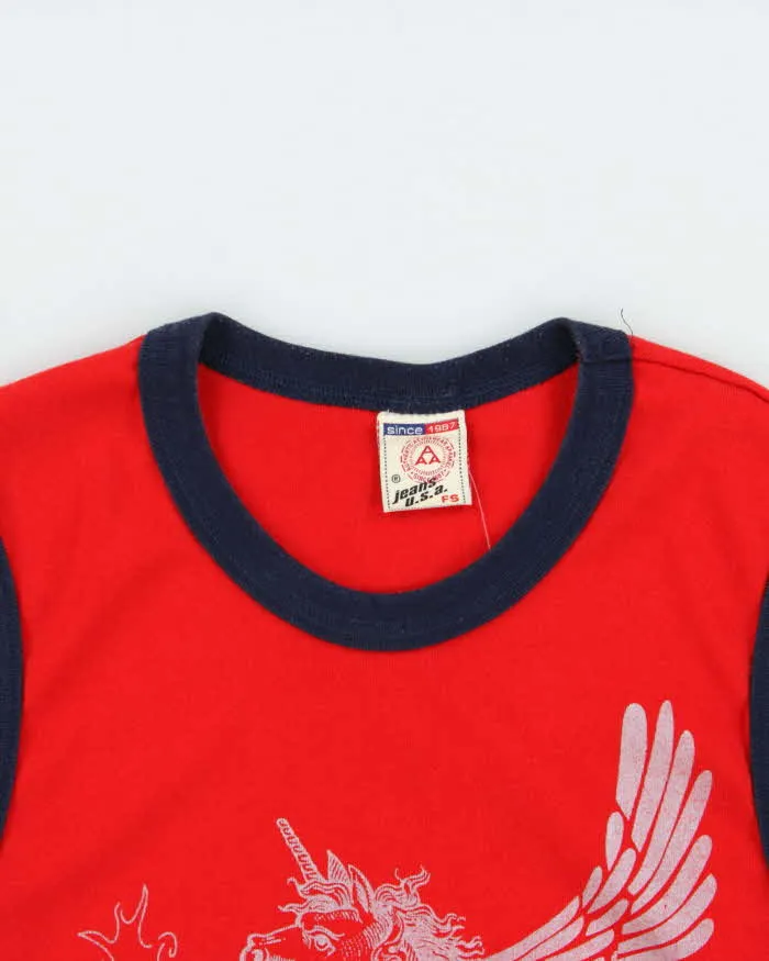 Vintage Y2K 00s Graphic Fitted Vest - S sold by Rokit product image thumbnail 3