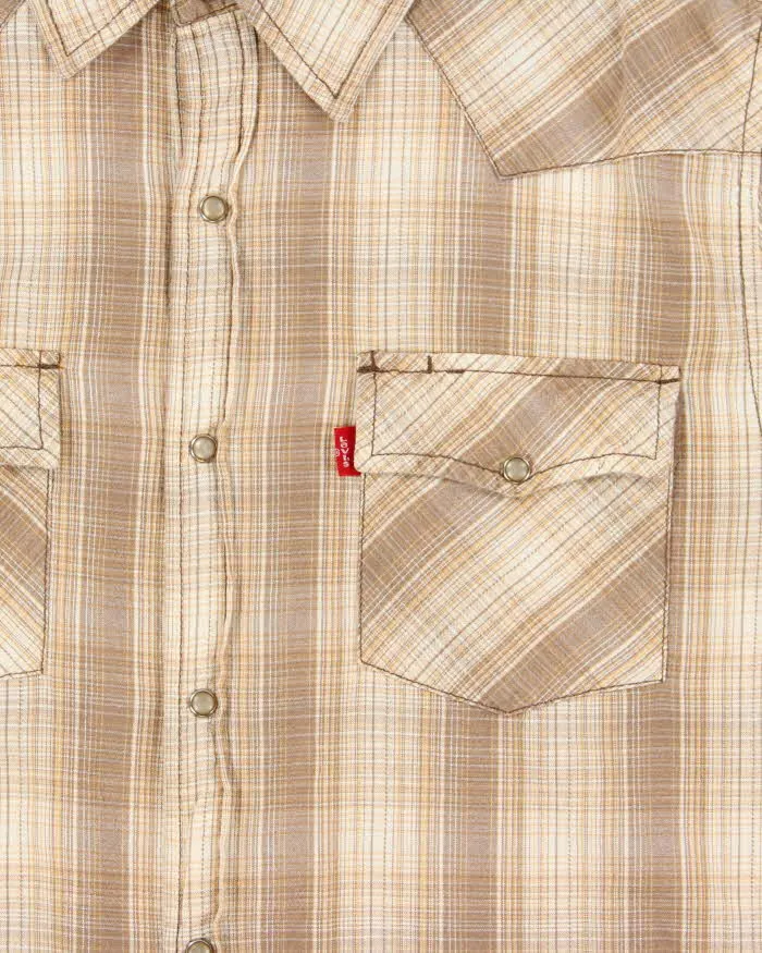 Vintage 00s Levi's Short-Sleeve Western Shirt - L sold by Rokit product image thumbnail 4