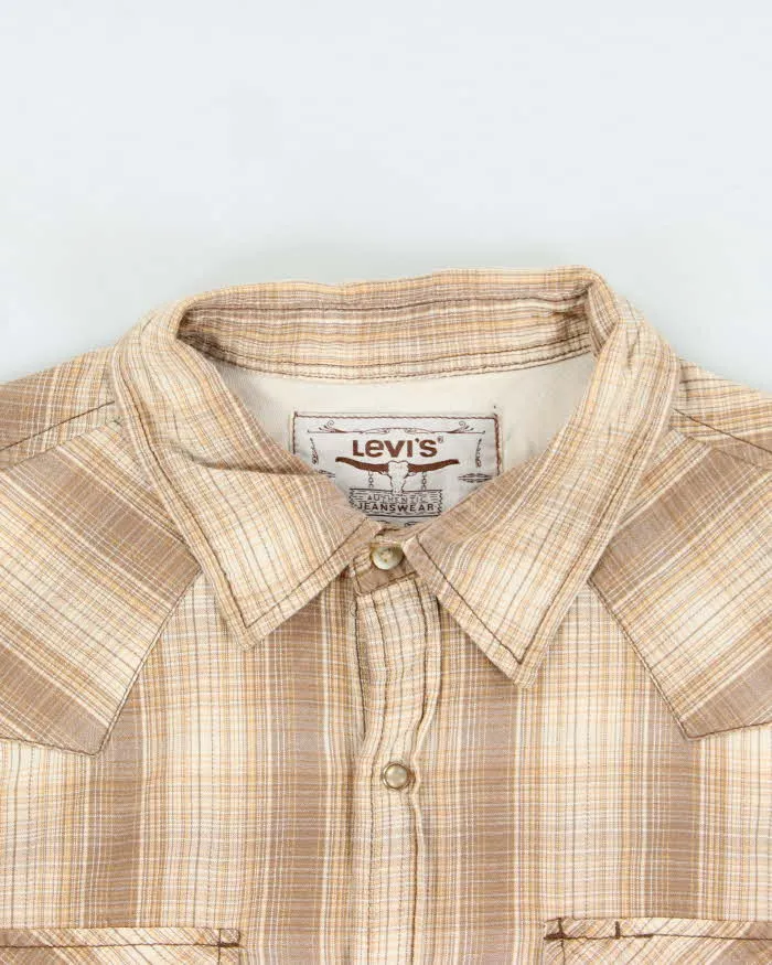 Vintage 00s Levi's Short-Sleeve Western Shirt - L sold by Rokit product image thumbnail 3