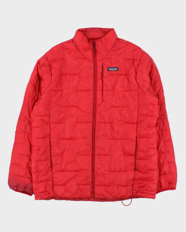 Patagonia Red Down Filled Long Puffer Jacket - XL made by Patagonia