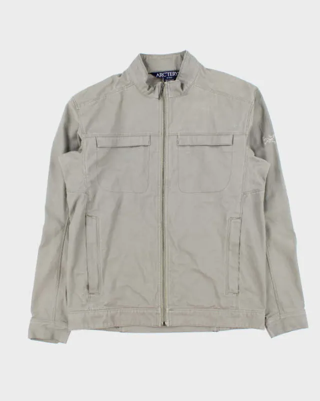 Vintage 00s Arc'teryx Crosswire Khaki Cotton Jacket - M sold by Rokit