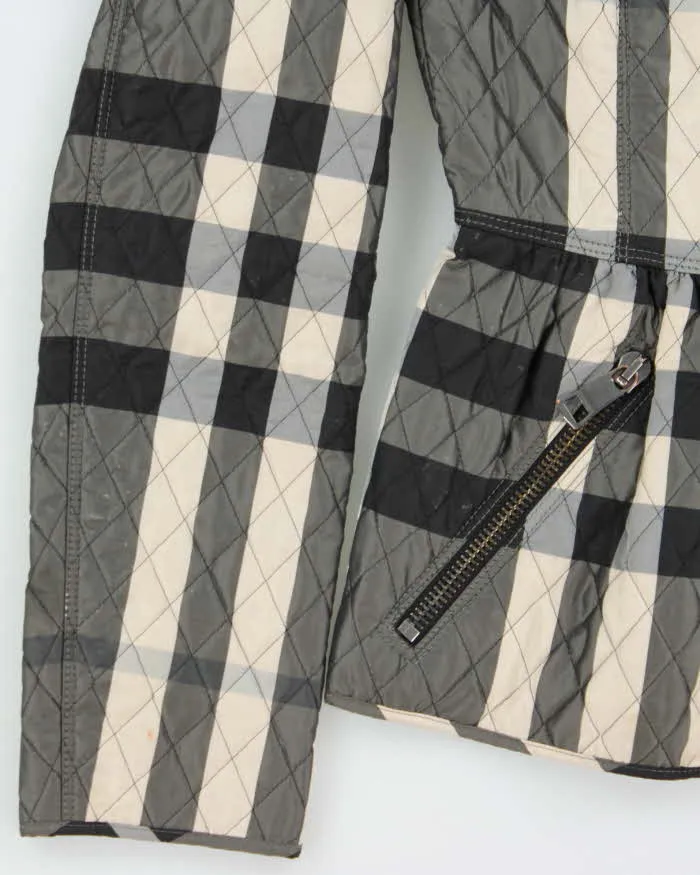 Burberry Nova Check Zip-Up Short Quilted Coat - XXS sold by Rokit product image thumbnail 4
