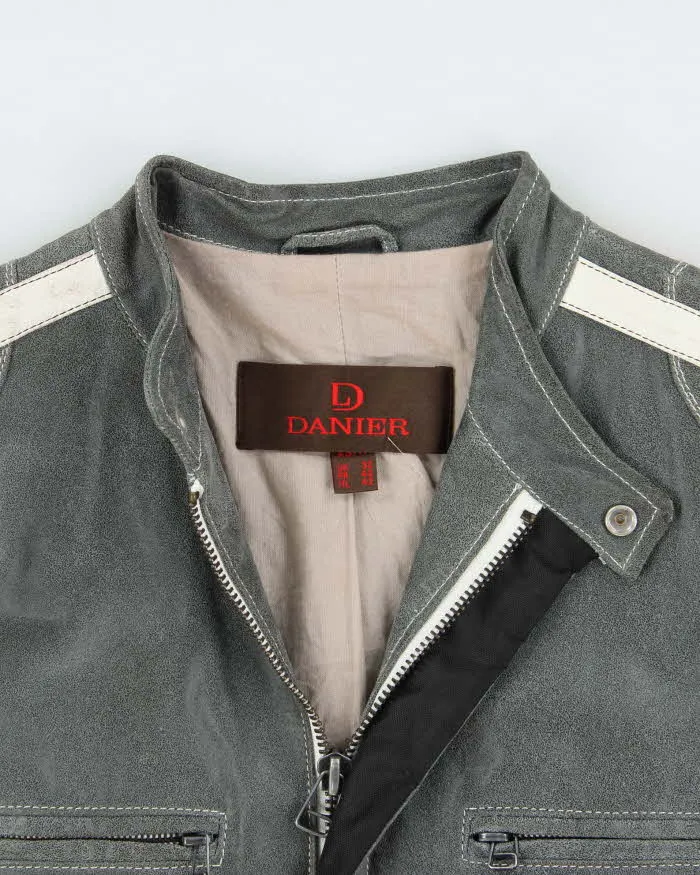 Vintage Y2K 00s Danier Leather Cafe Racer Biker Jacket - XS sold by Rokit product image thumbnail 3