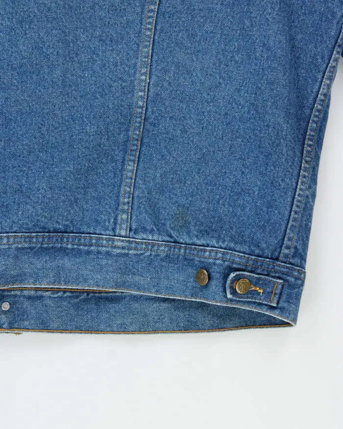 Vintage 1990s Lee Storm Rider Blanket Lined Oversized Denim Jacket - L sold by Rokit product image thumbnail 5