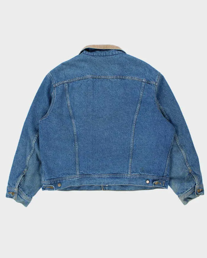 Vintage 1990s Lee Storm Rider Blanket Lined Oversized Denim Jacket - L sold by Rokit product image thumbnail 2