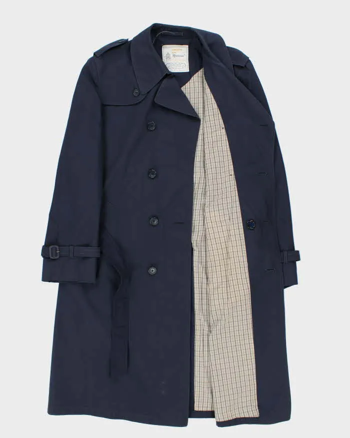Vintage 1990s London Fog Navy Weatherproof Trench Coat - XL sold by Rokit product image thumbnail 5
