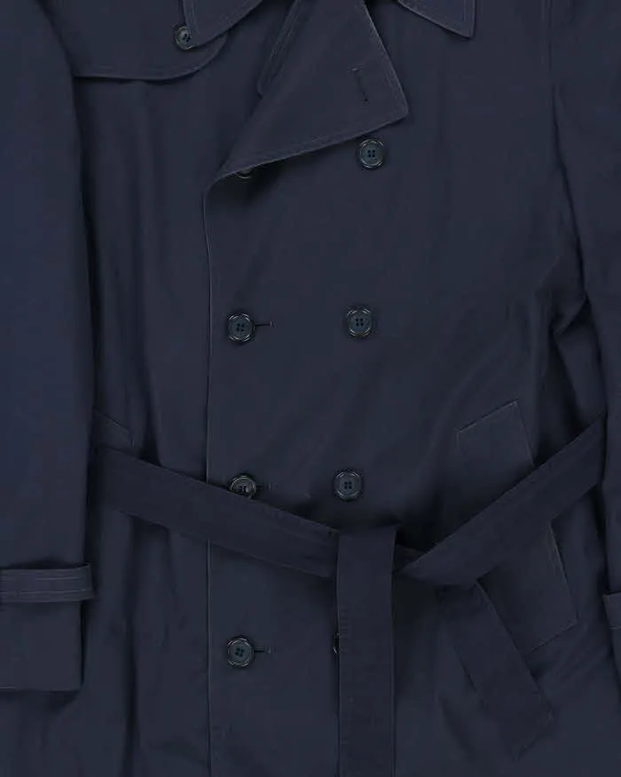 Vintage 1990s London Fog Navy Weatherproof Trench Coat - XL sold by Rokit product image thumbnail 4
