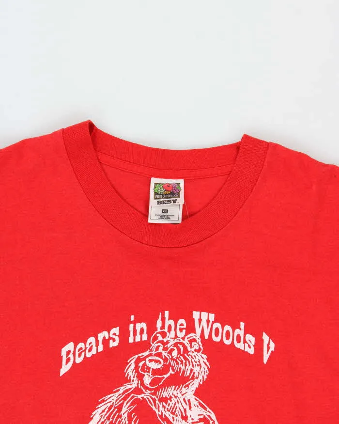 Vintage 90s Single Stitch Crewneck T-Shirt - XXL sold by Rokit product image thumbnail 3