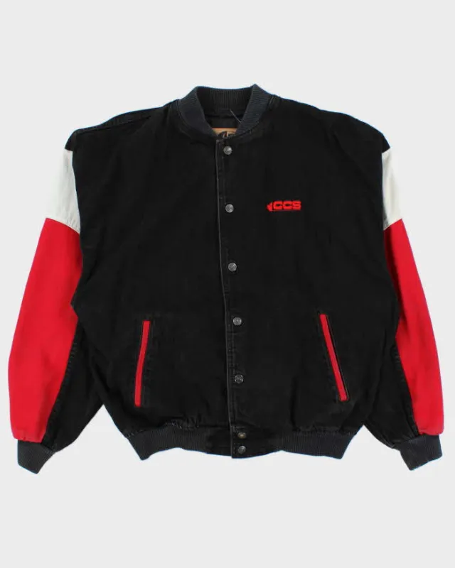 Vintage 1990s ID Wear Varsity Cotton Bomber Jacket - M made by Rokit