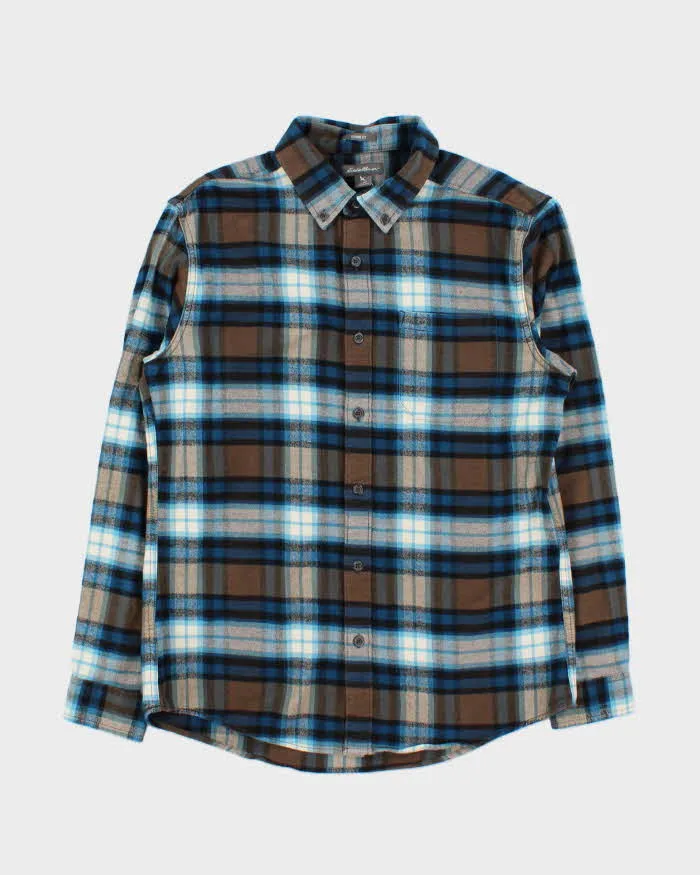 Vintage Eddie Bauer Long Sleeve Flannel Shirt - M sold by Rokit
