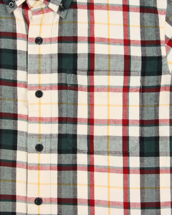 Vintage L.L.Bean Check Short Sleeve Oversized Shirt - M sold by Rokit product image thumbnail 4