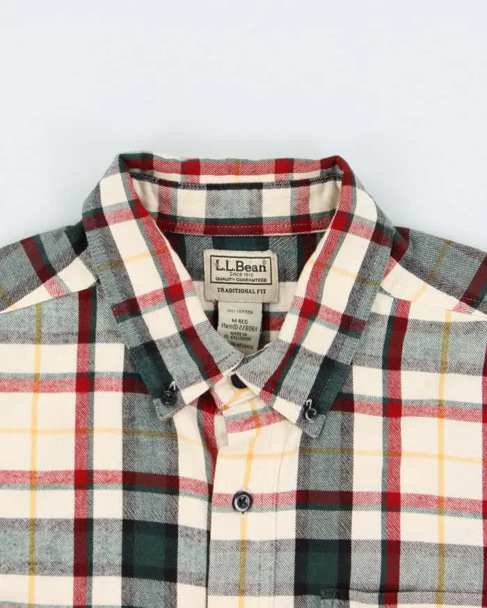 Vintage L.L.Bean Check Short Sleeve Oversized Shirt - M sold by Rokit product image thumbnail 3