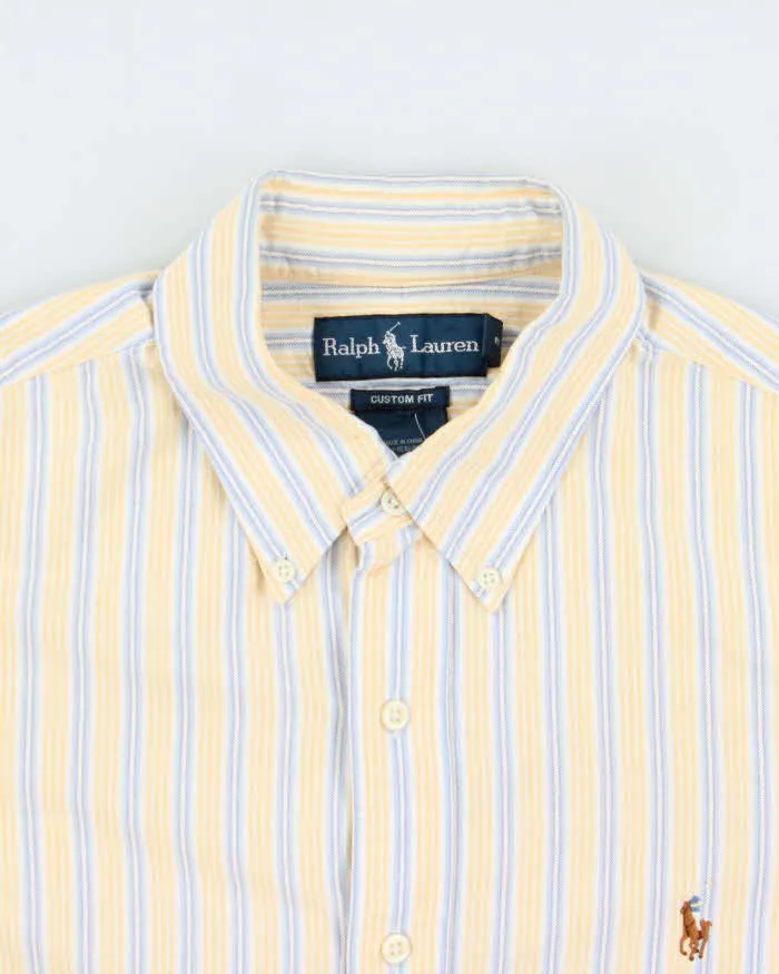 Vintage 1990s Polo Ralph Lauren Striped Custom Fit Shirt - L sold by Rokit product image thumbnail 3