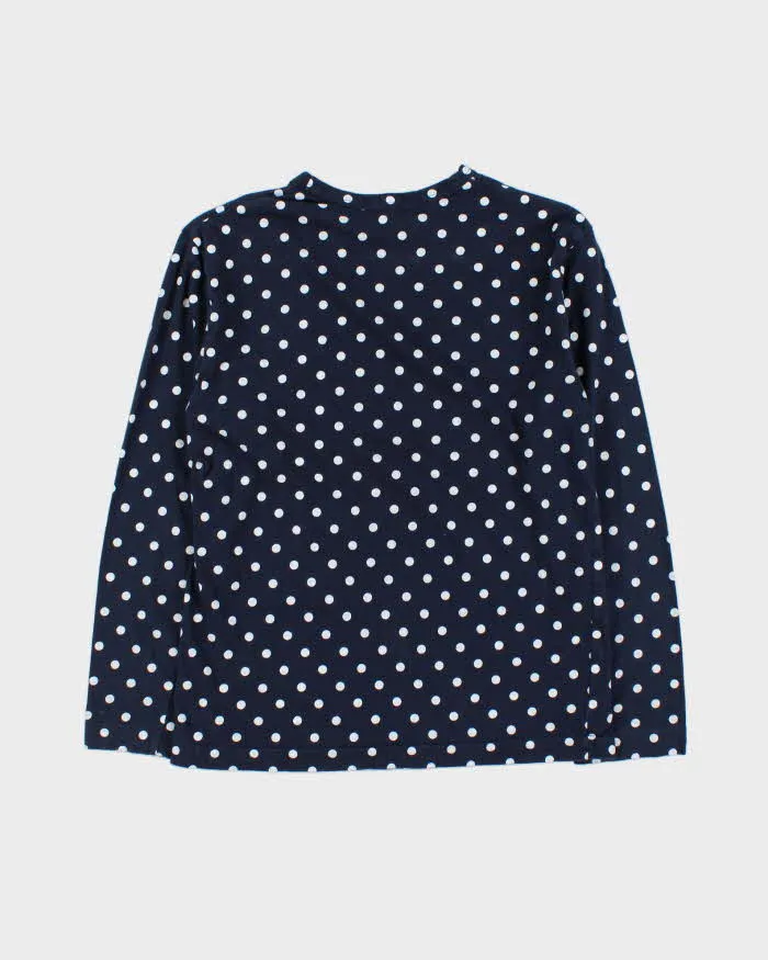Comme Des GARCONS Play Women's Polka Dot Long Sleeve T-Shirt - M sold by Rokit product image thumbnail 2