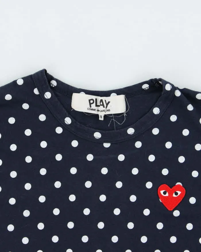 Comme Des GARCONS Play Women's Polka Dot Long Sleeve T-Shirt - M sold by Rokit product image thumbnail 3