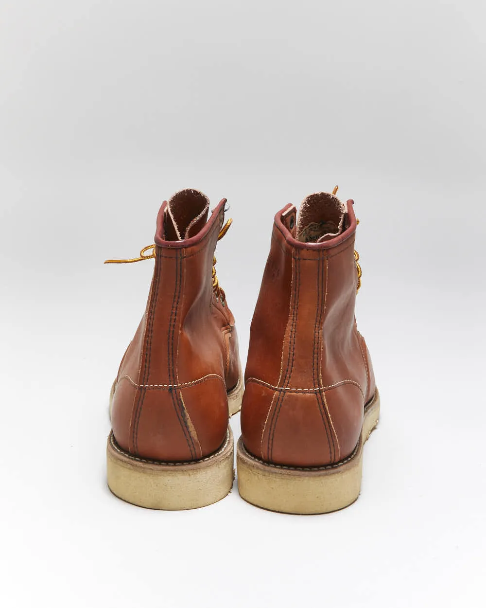 Dead Stock Vintage 1990s Red Wing Irish Setter Heritage Classic 6 Inch Moc Toe Leather Boots - UK13 sold by Rokit product image thumbnail 4