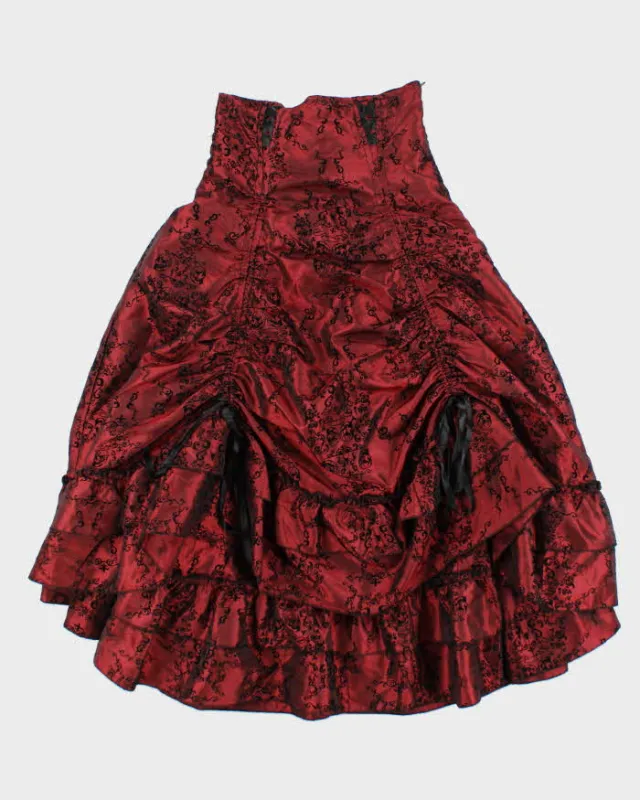 Vintage 00s Spin Doctor Tiered Lace-up Skirt - XS sold by Rokit