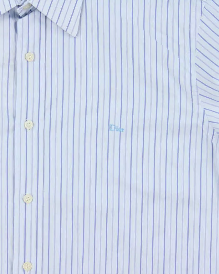 Vintage 00s Christian Dior Striped Dress Shirt - L sold by Rokit product image thumbnail 4