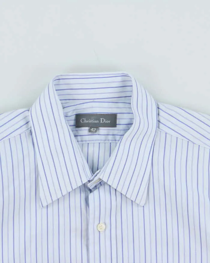 Vintage 00s Christian Dior Striped Dress Shirt - L sold by Rokit product image thumbnail 3