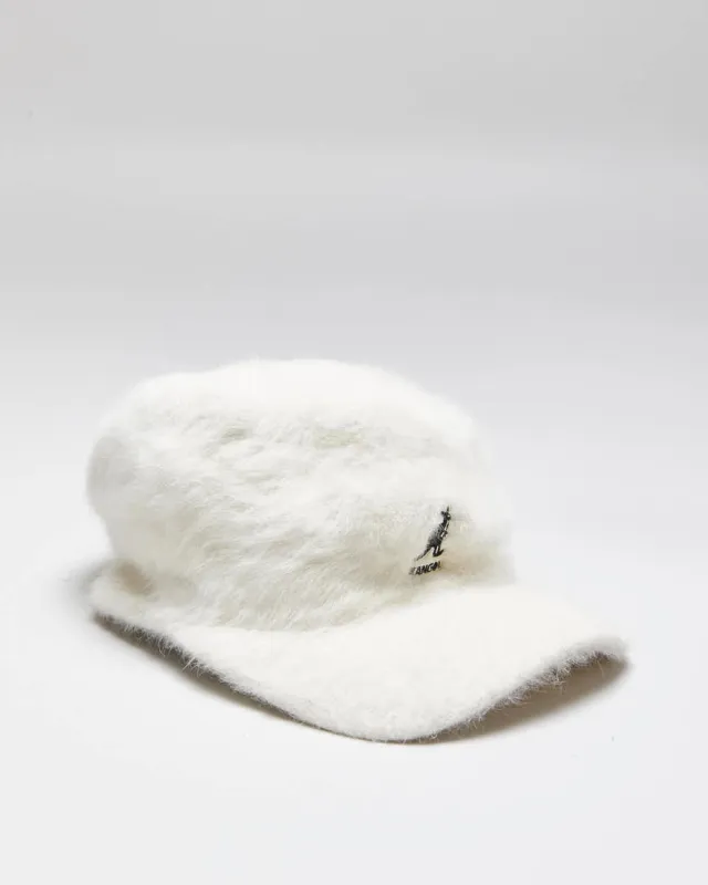 Vintage Y2K 00s Kangol Cream Angora Cap - M sold by Rokit