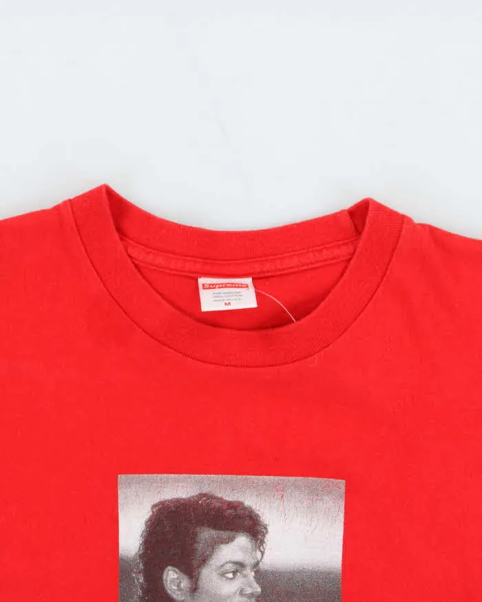 SS2017 Supreme Micheal Jackson Red Crewneck T-Shirt - M sold by Rokit product image thumbnail 3