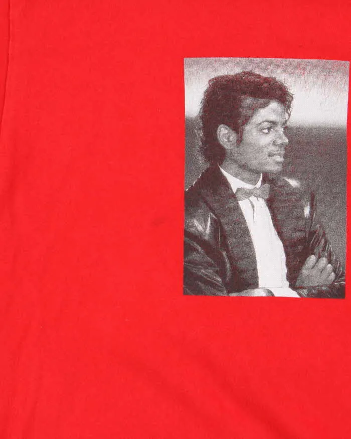 SS2017 Supreme Micheal Jackson Red Crewneck T-Shirt - M sold by Rokit product image thumbnail 4